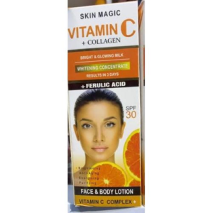 Skin Magic Vitamin C+ Collagen Whitening And Glowing Milk