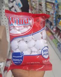 WIND WHITE NAPHTHALENE BALLS / CAMPHOR (105G)